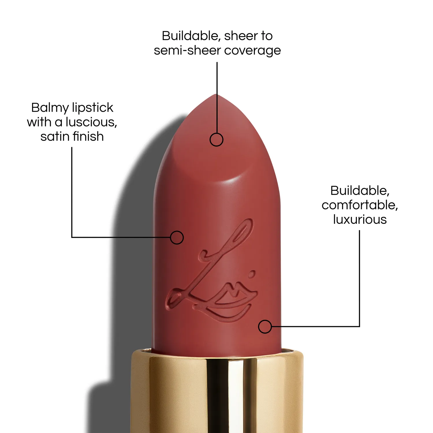 Lisa Eldridge Luxuriously Lucent Spirited Away rossetto satinato