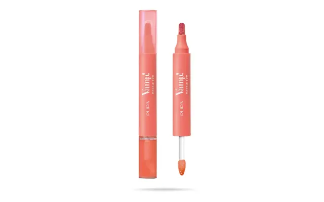 Pupa Vamp! Marker Duo Rossetto 008 Orange Sorbet Ialuronico