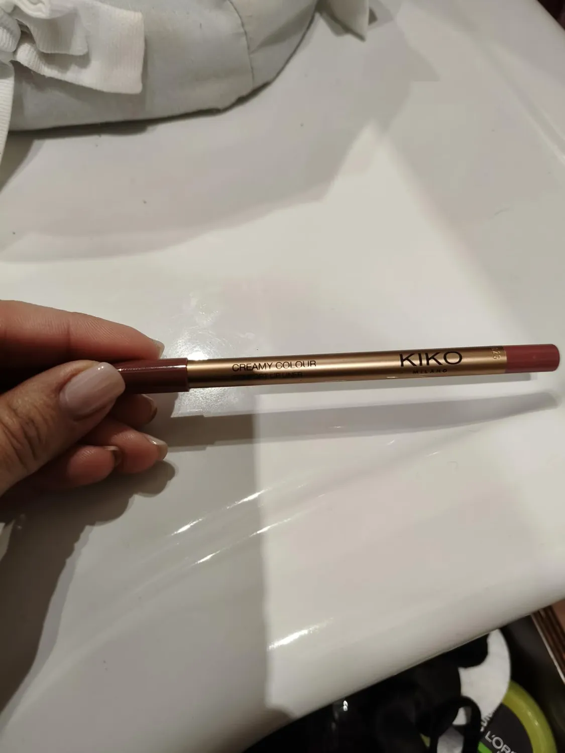 KIKO Creamy Colour Comfort Lip Liner 02 matita labbra Pink Sand no transfer