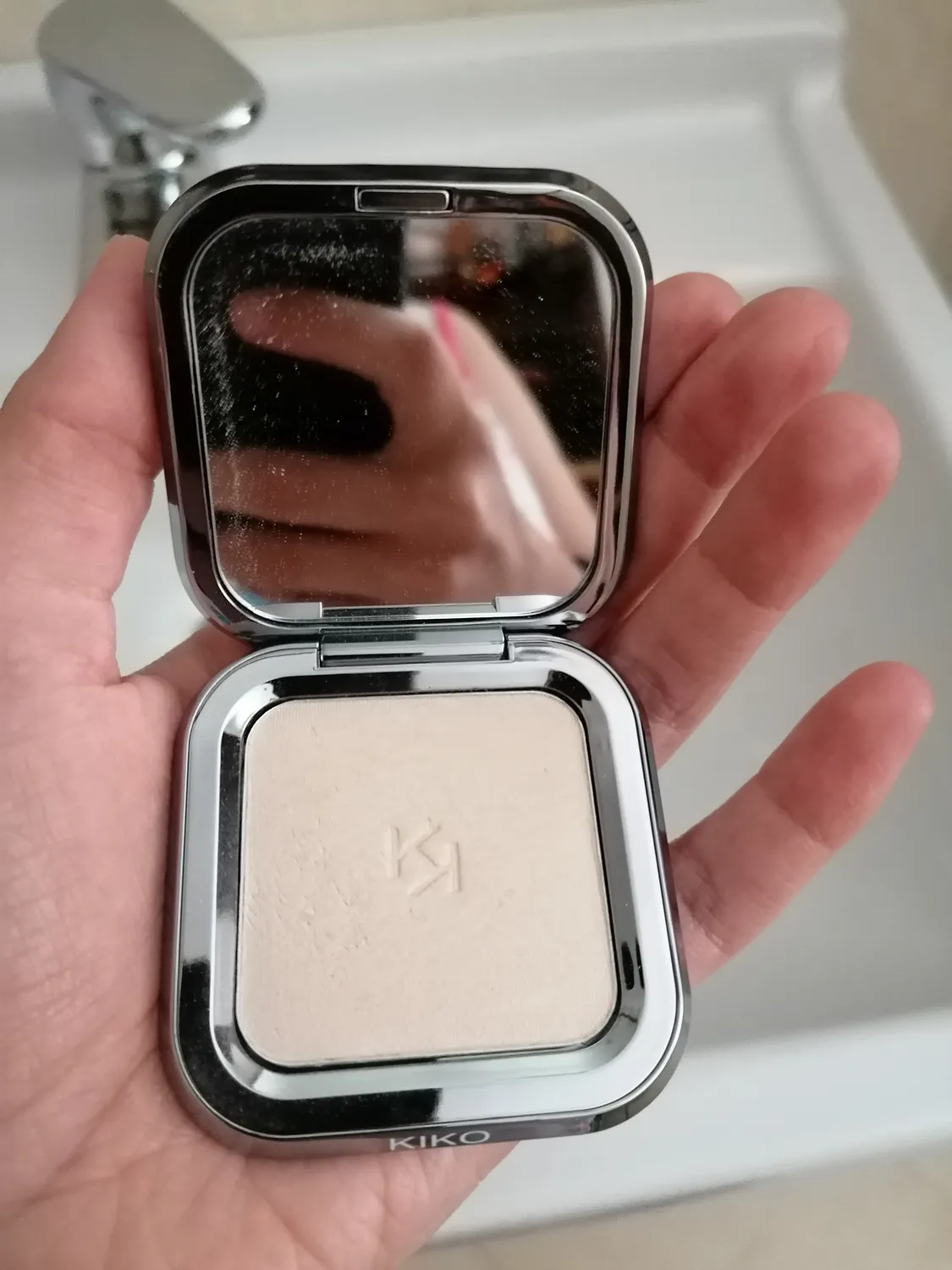 KIKO Glow Fusion 01 Illuminante Polvere Champagne Modulabile Oro