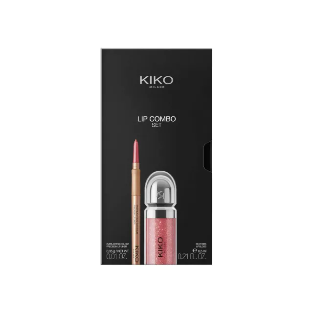 KIKO Lip Combo Set 01 kit labbra gloss + matita volume
