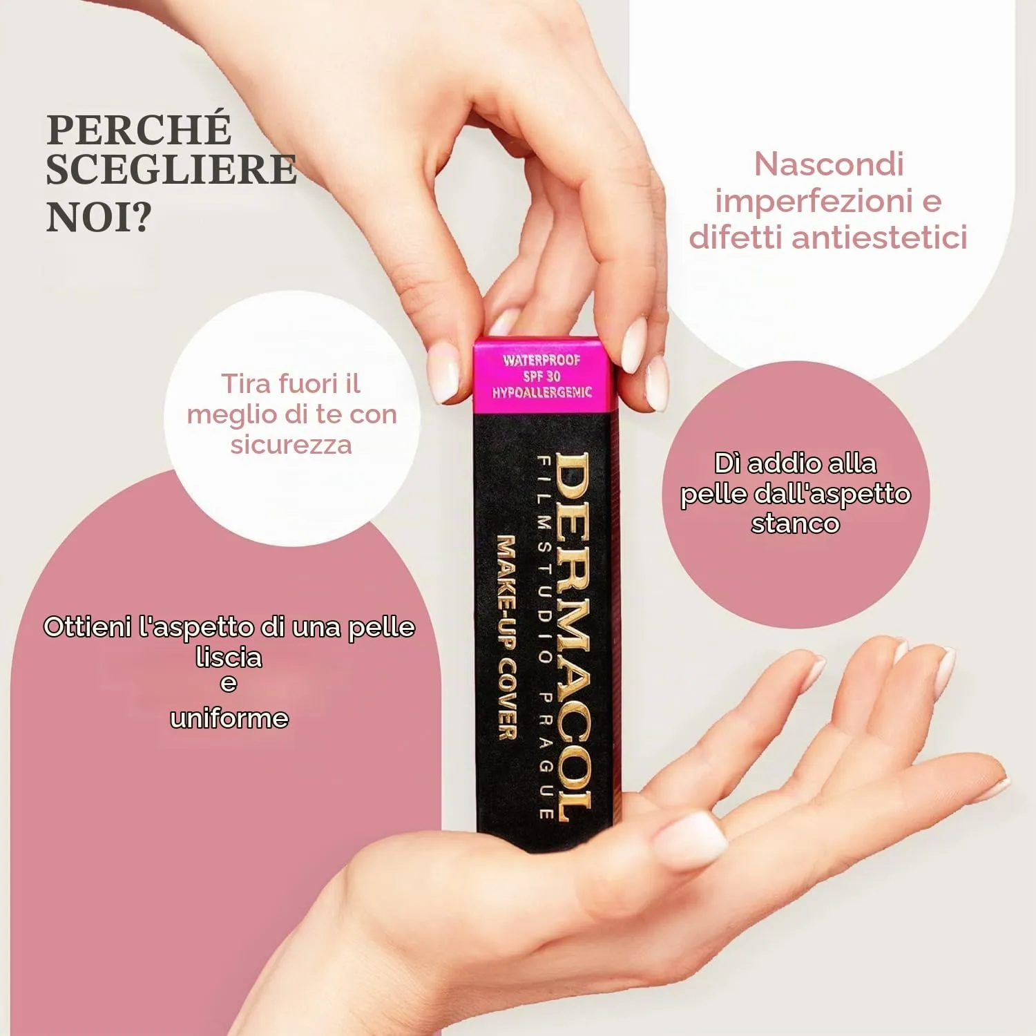 Dermacol Fondotinta Coprente 222 fondotinta opaco SPF30 30 g
