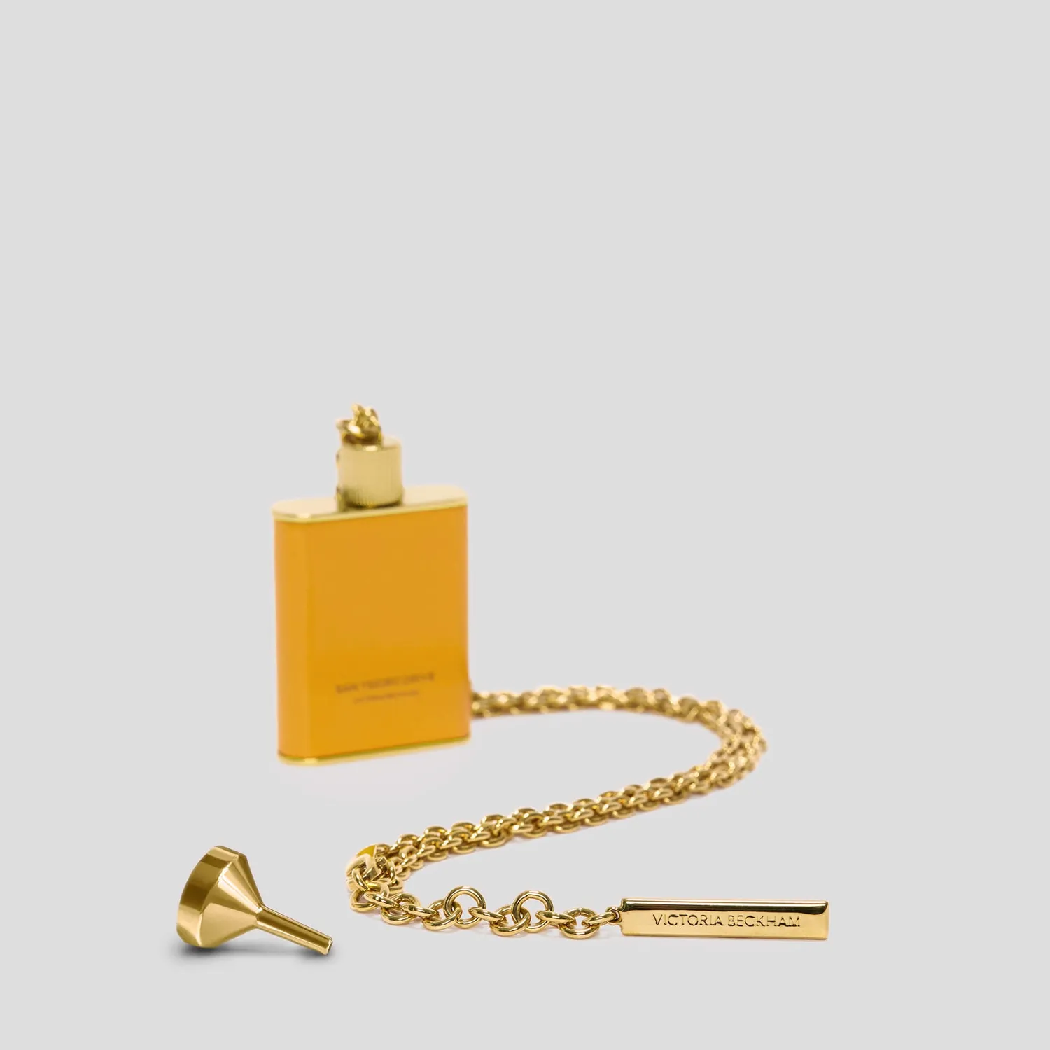 Victoria Beckham Beauty San Ysidro Drive collana portaprofumo oro