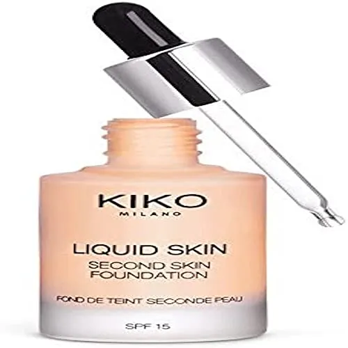 KIKO Liquid Skin Second Skin Foundation Warm Beige 10 SPF15
