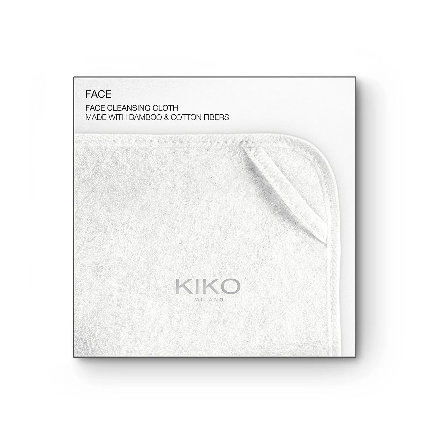 KIKO Cleansing Cloth panno viso cotone bamboo 1 pezzo