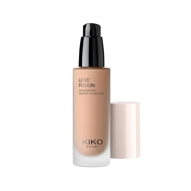 KIKO Love Fusion 24H Moisture Radiant Foundation 5.5WR fondotinta luminoso