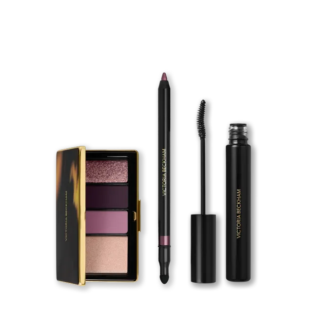 Victoria Beckham Beauty Eye Wardrobe Edit palette + kajal + mascara