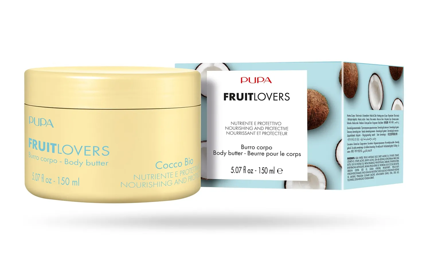 Pupa Fruit Lovers Burro Corpo Cocco Bio 150 ml