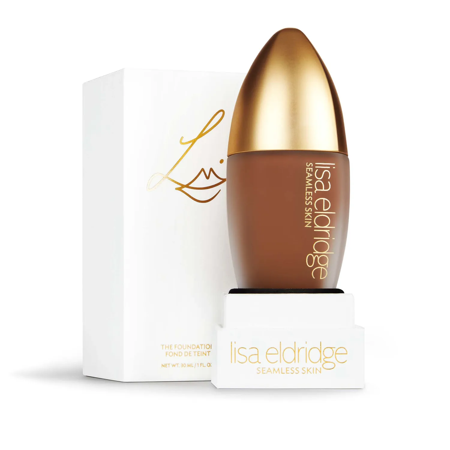 Lisa Eldridge The Foundation fondotinta No.35 profonda oliva